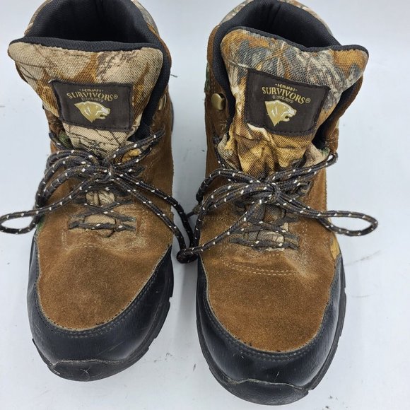 Herman Survivors Camo Waterproof Ankle Lace Up Hunting Boots 9.5W Unisex - Picture 4 of 12